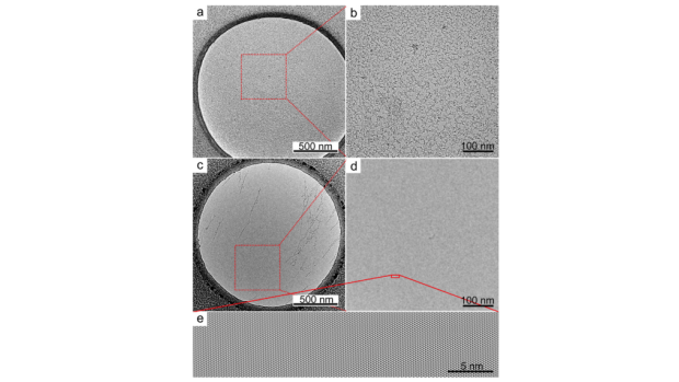 HRTEM images showing the effect of dry-cleaning of graphene with activated carbon.